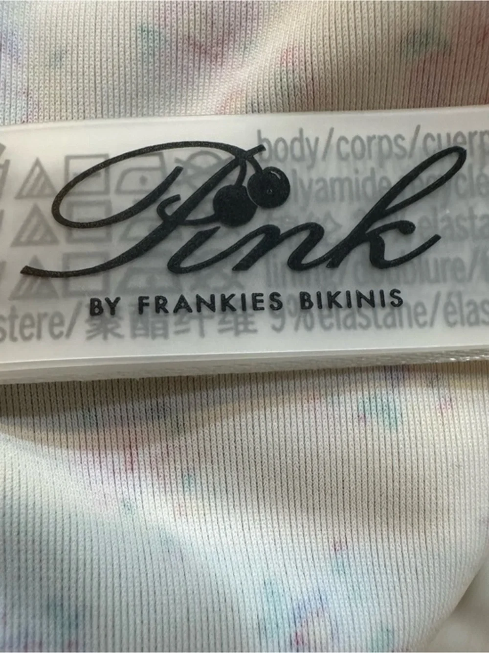 Frankies Bikinis‎ Halle Floral Tankini Bikini Swim Top Size Small Yellow